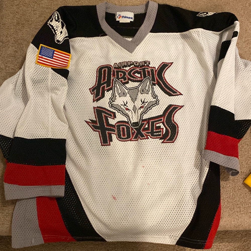 Original Arctic Foxes jersey white mens small
